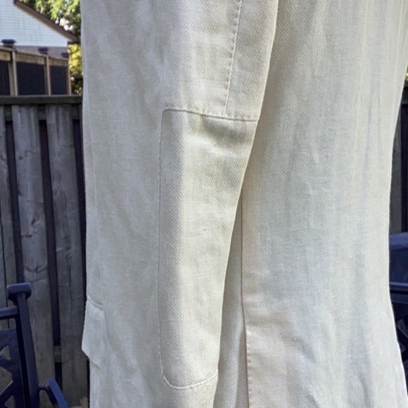Ermenegildo Zegna Pale Yellow Jacket Linen/Cotton Blend IT 50R, US 40R - Picture 4 of 9